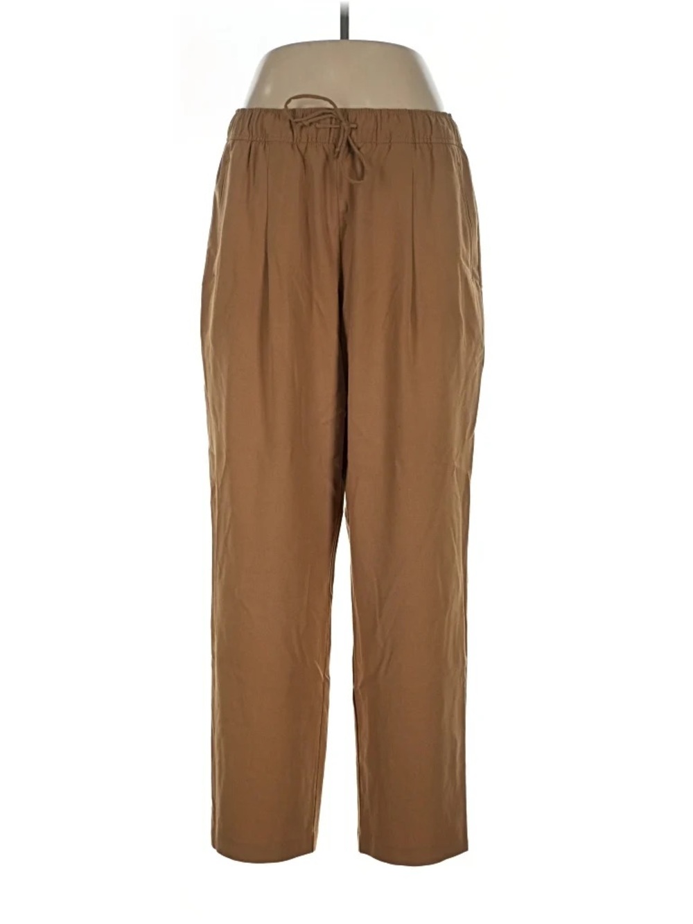 Old Navy Women’s High-Waisted Billie Straight Ankle Trouser, XL, camel brown